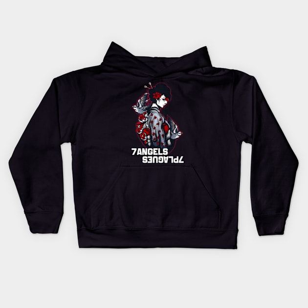 metalcore 7 Angels 7 Plagues Kids Hoodie by IsrraelBonz